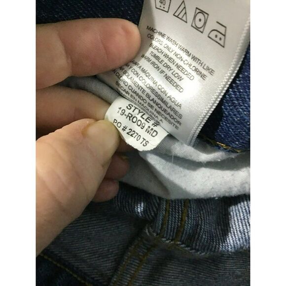 Blue High Rise Bootcut Men's Jeans 36W 30L - Picture 10 of 10